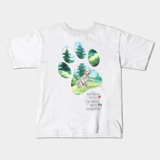 Pawprint Dalmatian Kids T-Shirt